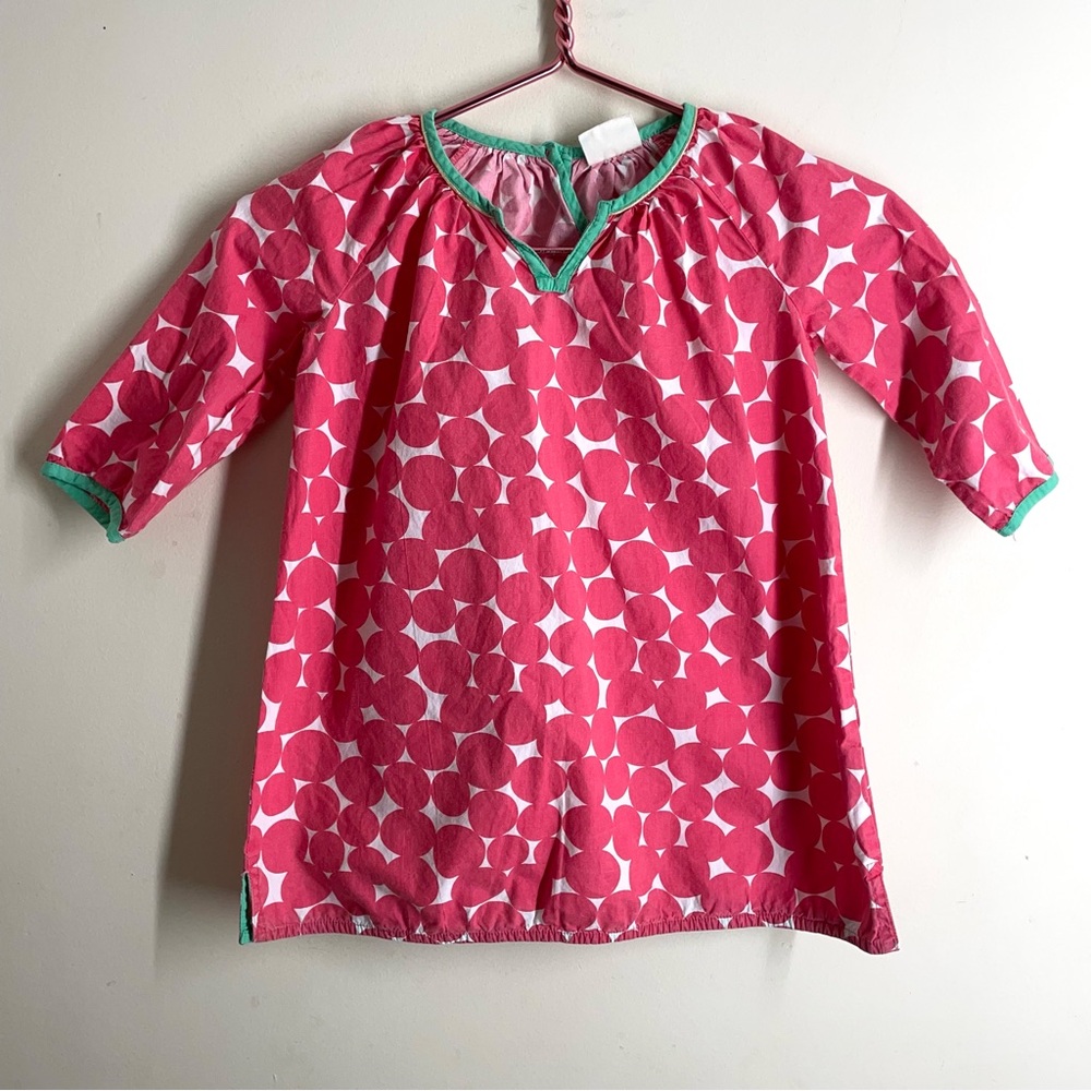 Boden Mini Long Sleeve Dress Pink size 5-6 yr